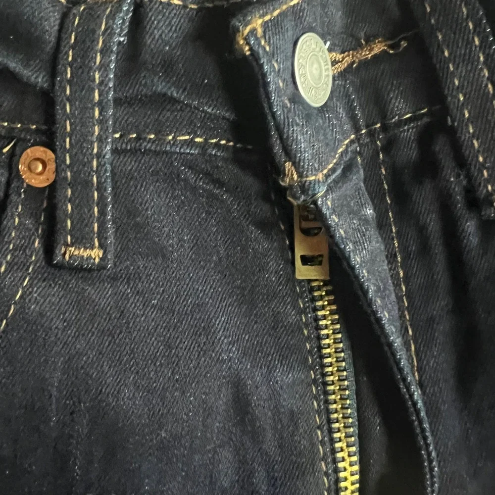 Levis 502 Taper Jeans Mens 31x32 Dark Indigo Stretch Flex WaterLess NEW NWT